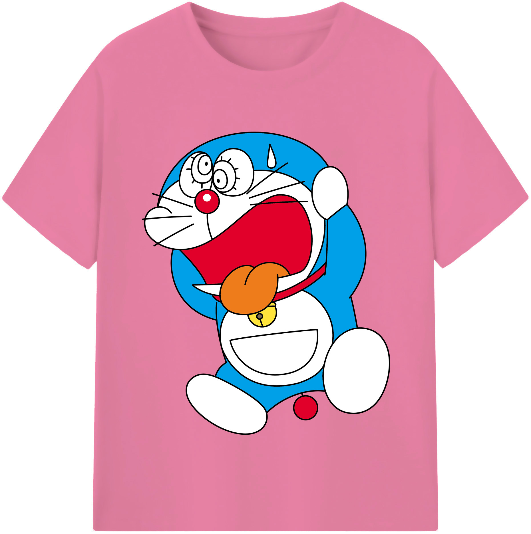 （画像用） ドラえもん Doraemon 綿100％半袖Tシャツ（フロントプリント）